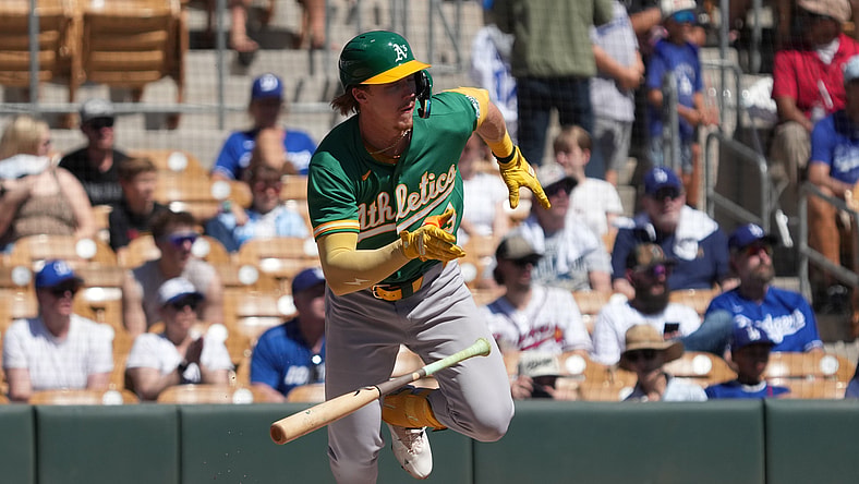 MLB: Spring Training-Athletics at Los Angeles Dodgers