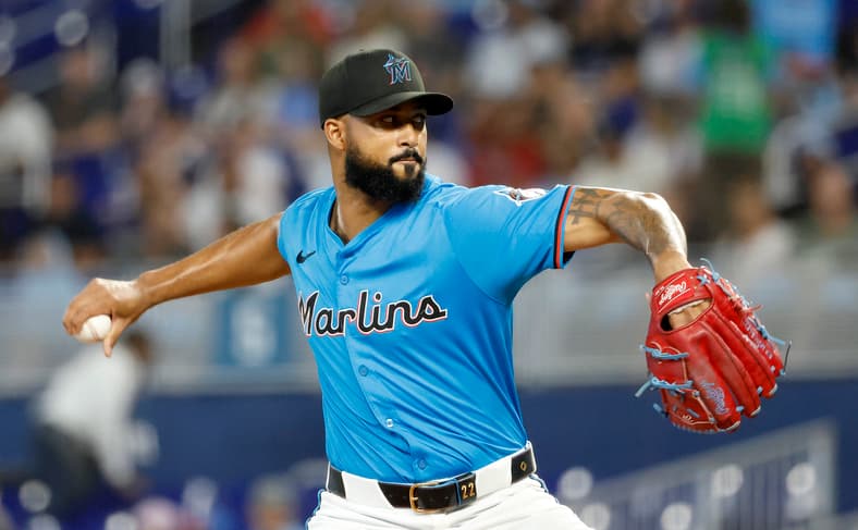 Miami Marlins pitcher Sandy Alcantara