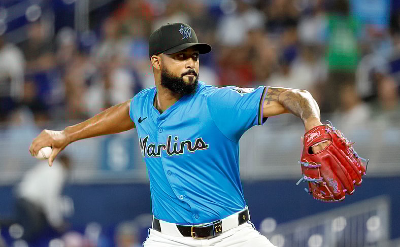 Miami Marlins pitcher Sandy Alcantara