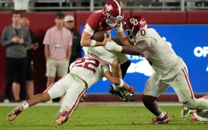 NCAA Football: Oklahoma at Alabama