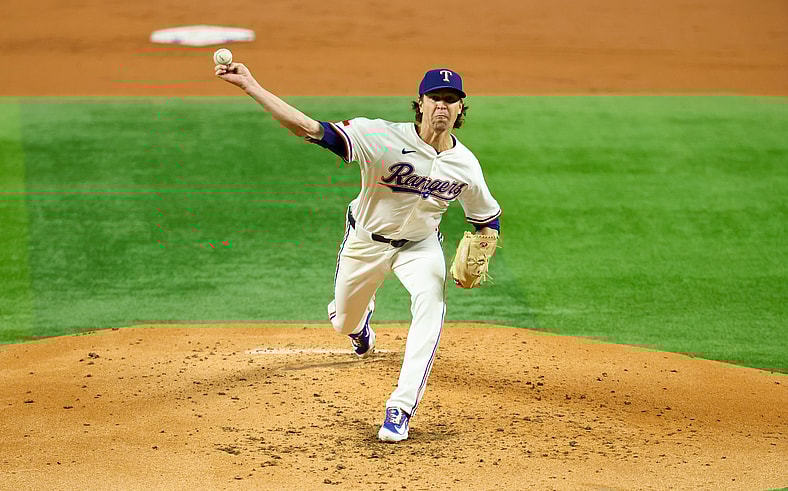 Texas Rangers pitcher Jacob deGrom