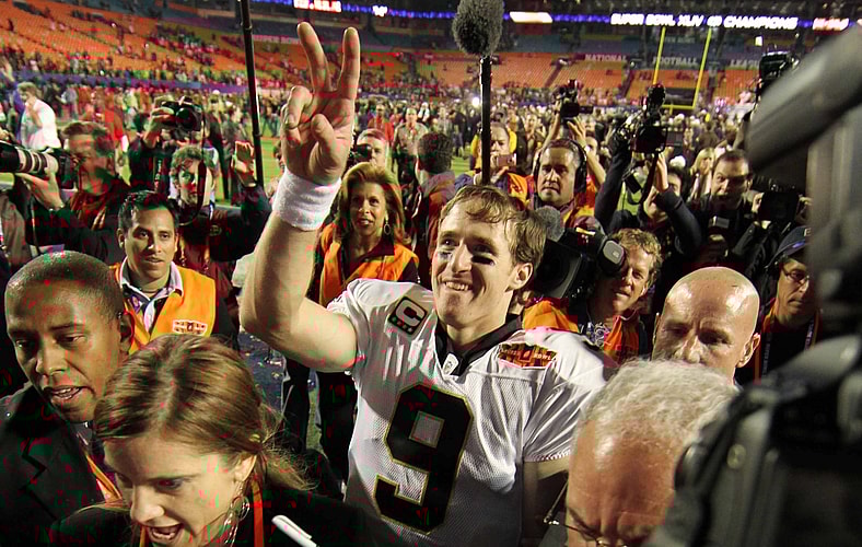 NFL: Super Bowl XLIV-New Orleans Saints vs Indianapolis Colts