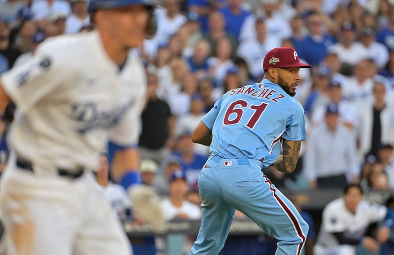 MLB: Playoffs-Philadelphia Phillies at Los Angeles Dodgers