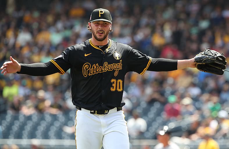 Pittsburgh Pirates pitcher Paul Skenes