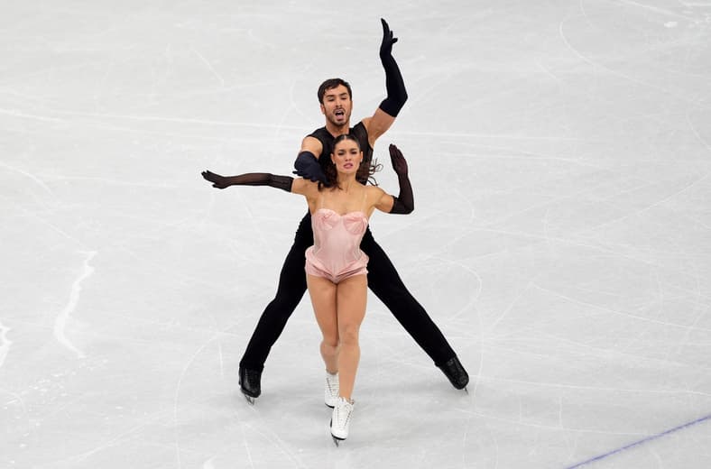 Olympics: Figure Skating-Mixed Ice Dance Rhythm Dance