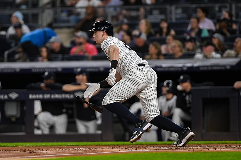 New York Yankees first baseman Ben Rice