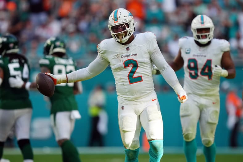 Miami Dolphins' Bradley Chubb injury