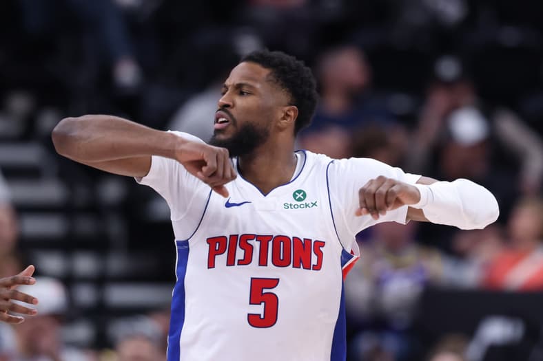 NBA: Malik Beasley, Detroit Pistons at Utah Jazz