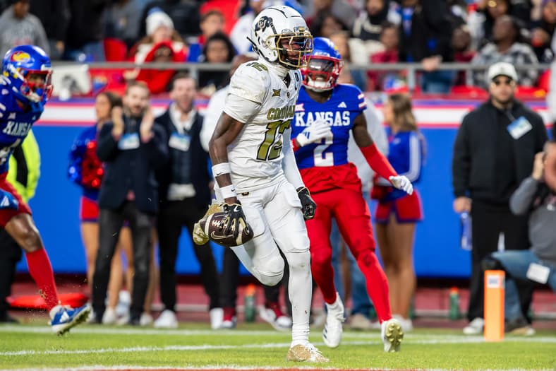 NCAA Football: Colorado at Kansas