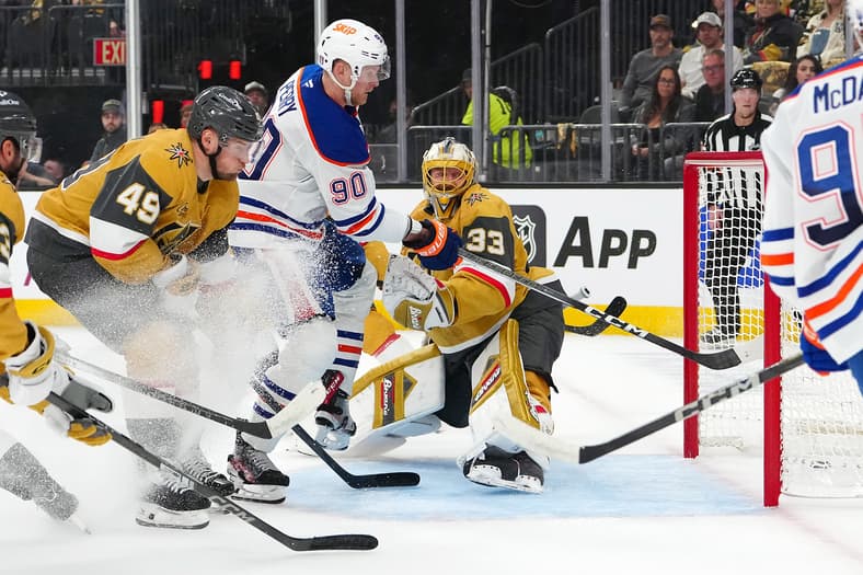 NHL: Stanley Cup Playoffs-Edmonton Oilers at Vegas Golden Knights