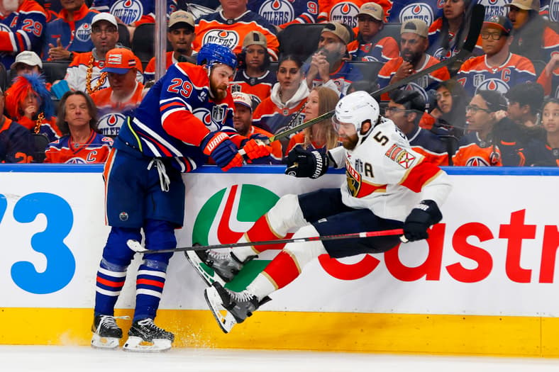 NHL: Stanley Cup Final-Florida Panthers at Edmonton Oilers