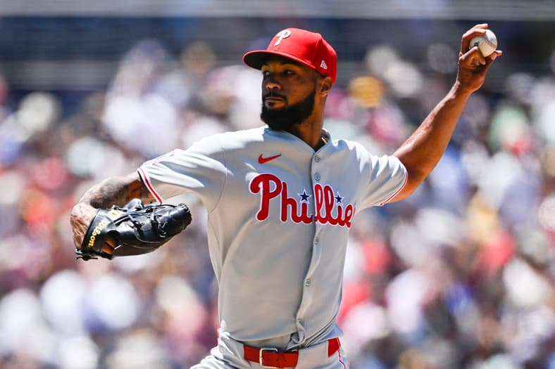 Philadelphia Phillies pitcher Cristopher Sanchez