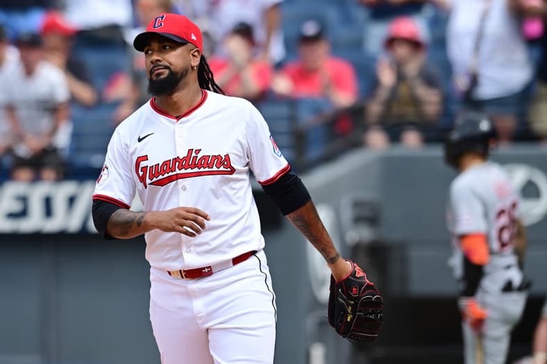Cleveland Guardians reliever Emmanuel Clase
