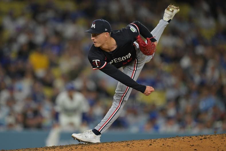 Minnesota Twins pitcher Griffin Jax
