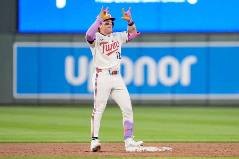 Minnesota Twins center fielder Harrison Bader
