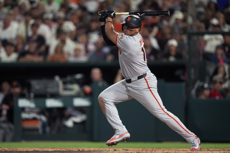 San Francisco Giants designated hitter Rafael Devers