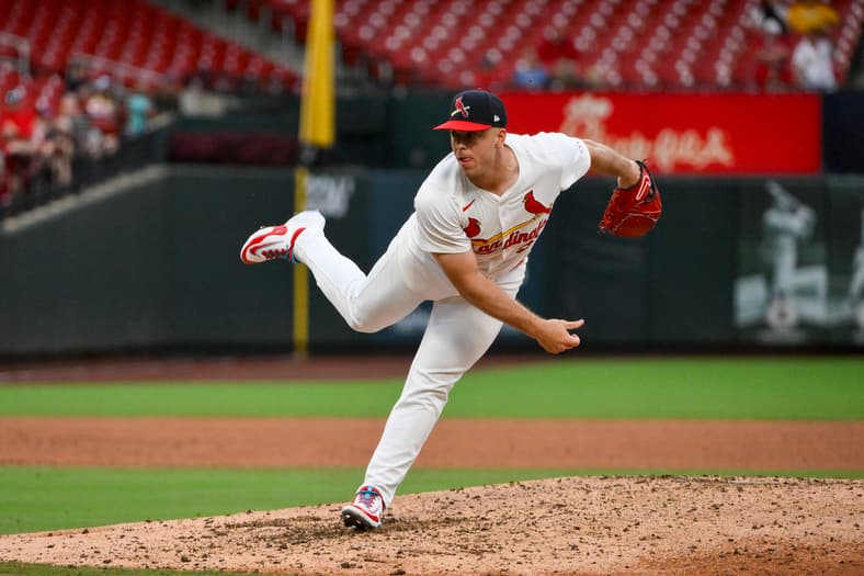 St. Louis Cardinals pitcher Ryan Helsley