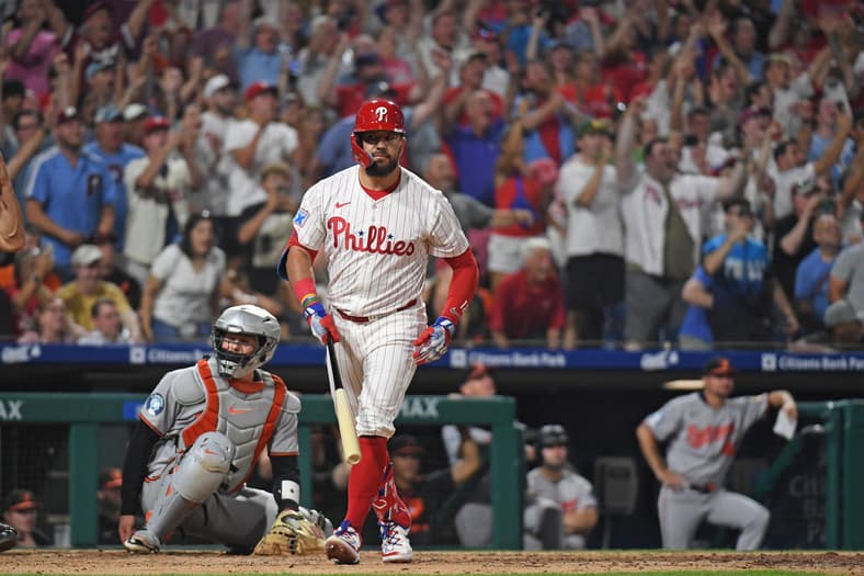 Philadelphia Phillies designated hitter Kyle Schwarber