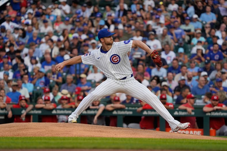 Chicago Cubs pitcher Michael Soroka
