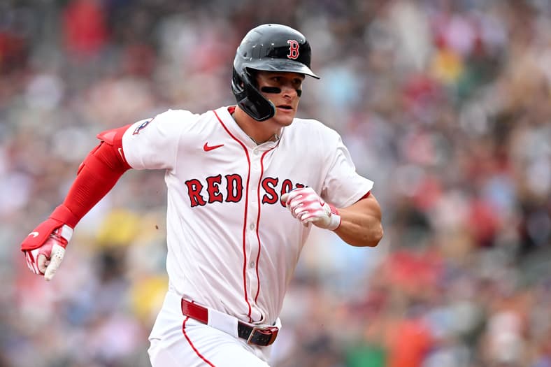 Boston Red Sox outfielder Roman Anthony