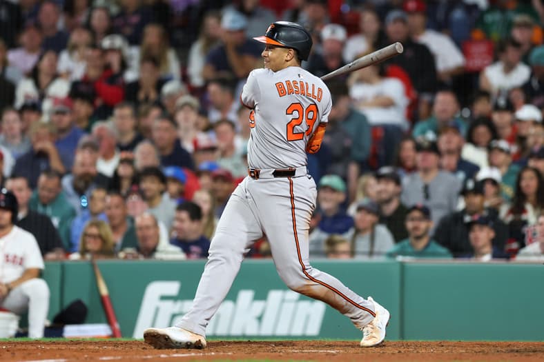 Baltimore Orioles catcher Samuel Basallo