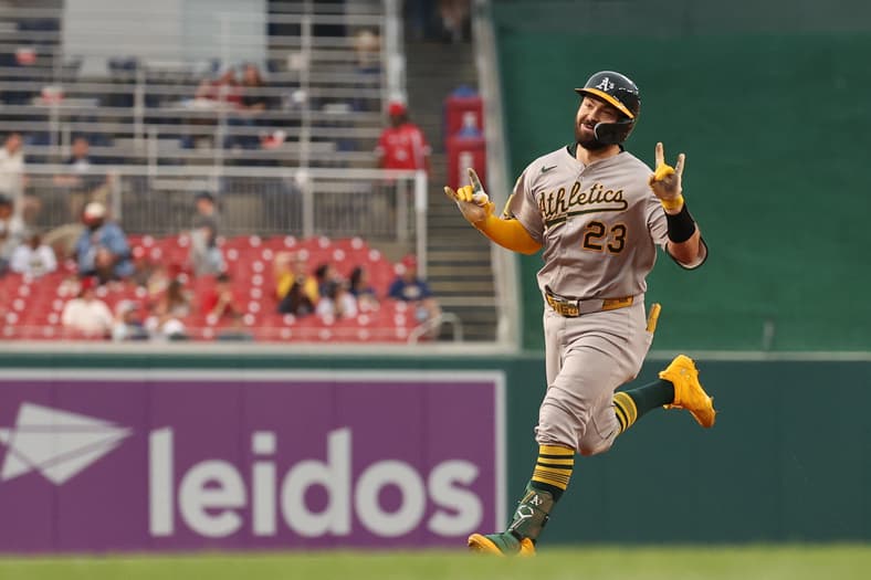 Athletics catcher Shea Langeliers