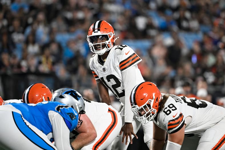 Cleveland Browns quarterback Shedeur Sanders
