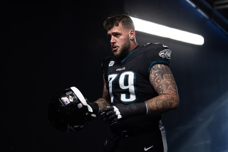 Philadelphia Eagles offensive lineman Trevor Keegan