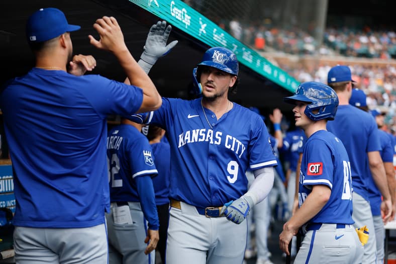 Kansas City Royals first baseman Vinnie Pasquantino