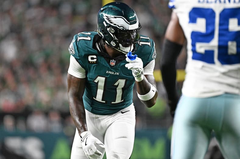 Philadelphia Eagles wide receiver A.J. Brown