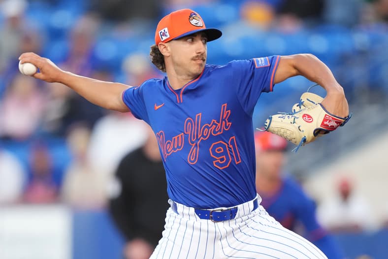 New York Mets pitcher Brandon Sproat
