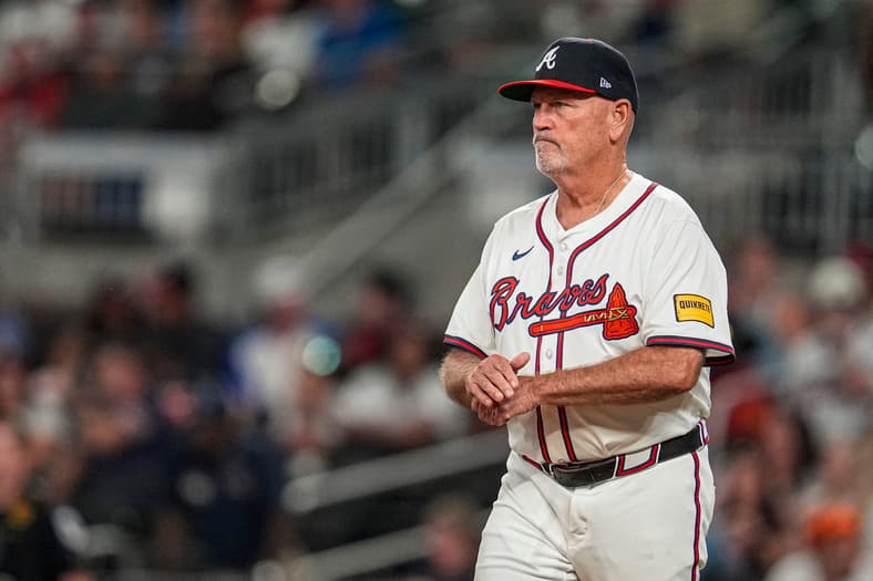 Atlanta Braves manager Brian Snitker