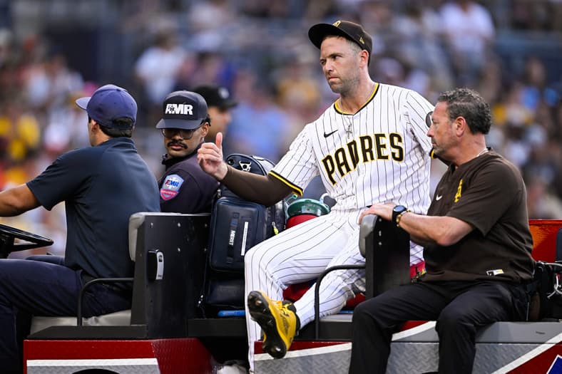 San Diego Padres reliever Jason Adam