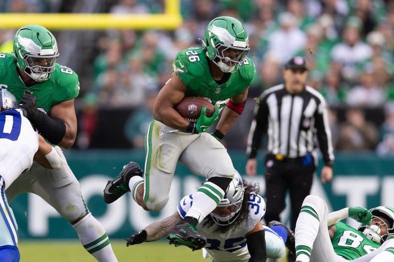 Philadelphia Eagles running back Saquon Barkley