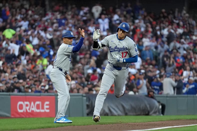 Los Angeles Dodgers designated hitter Shohei Ohtani