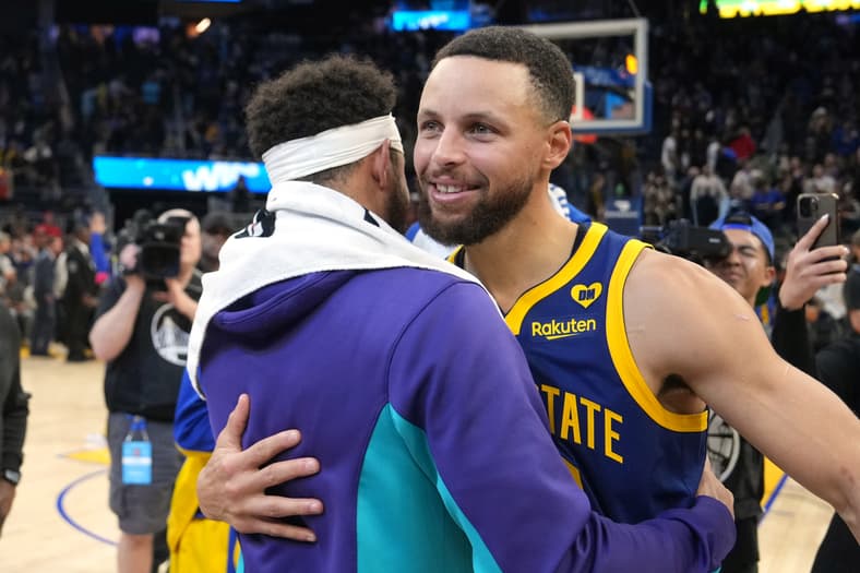 Steph and Seth Curry