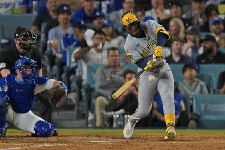 Milwaukee Brewers outfielder Jackson Chourio