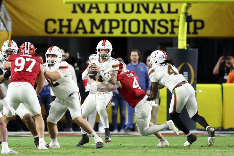 CFP National Championship Game, Miami Hurricanes vs Indiana Hoosiers