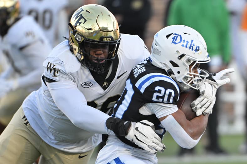 NCAA Football: Wake Forest at Duke
