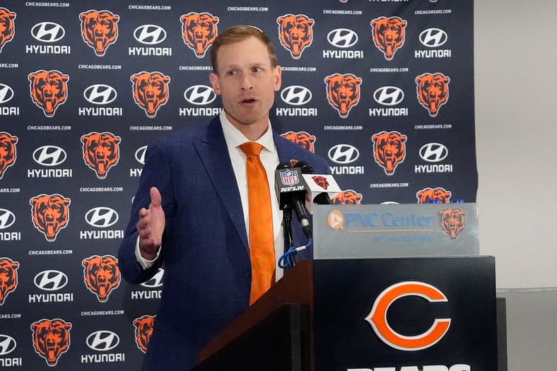 NFL: Chicago Bears head coach Ben Johnson introductory press conference