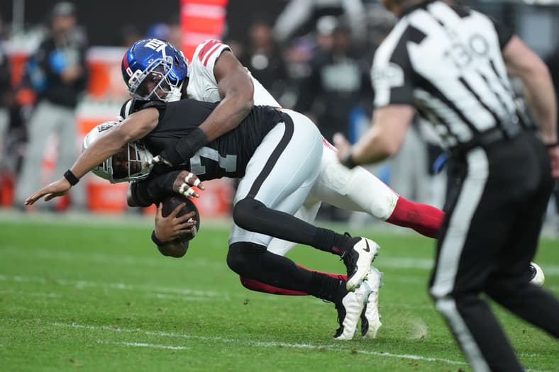NFL: New York Giants at Las Vegas Raiders