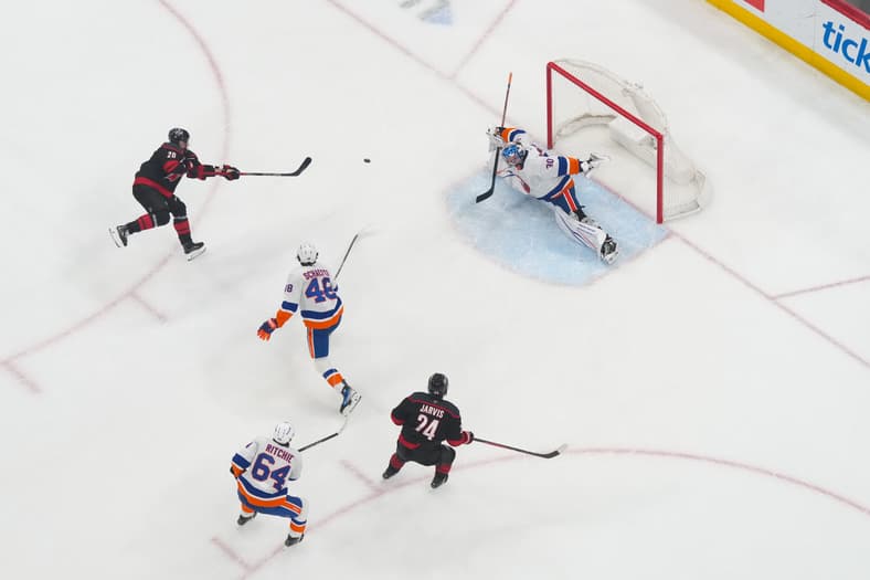 NHL: New York Islanders at Carolina Hurricanes