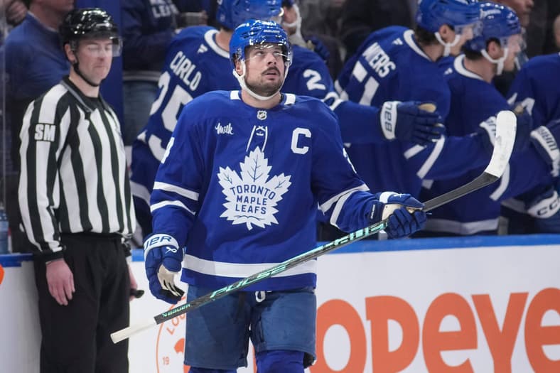 NHL: Anaheim Ducks at Toronto Maple Leafs, Auston Matthews