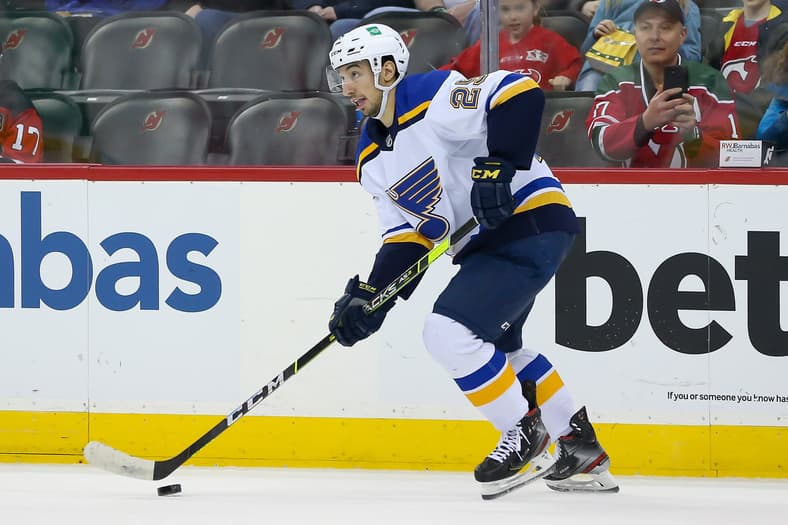 NHL: St. Louis Blues at New Jersey Devils