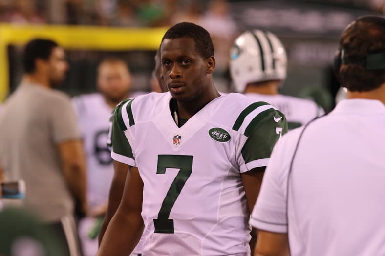 Jets' Geno Smith during a 2016 game.Jackson Jaguars Vs New York Jets First Preseason Game