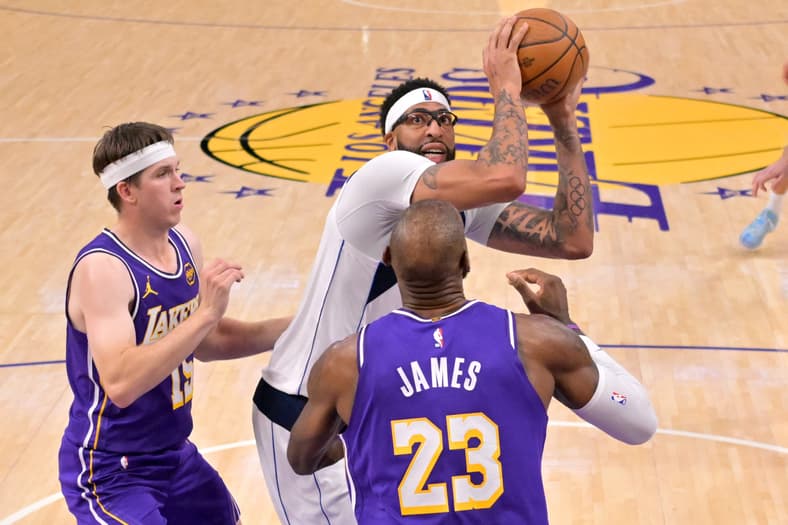 LeBron James and Anthony Davis