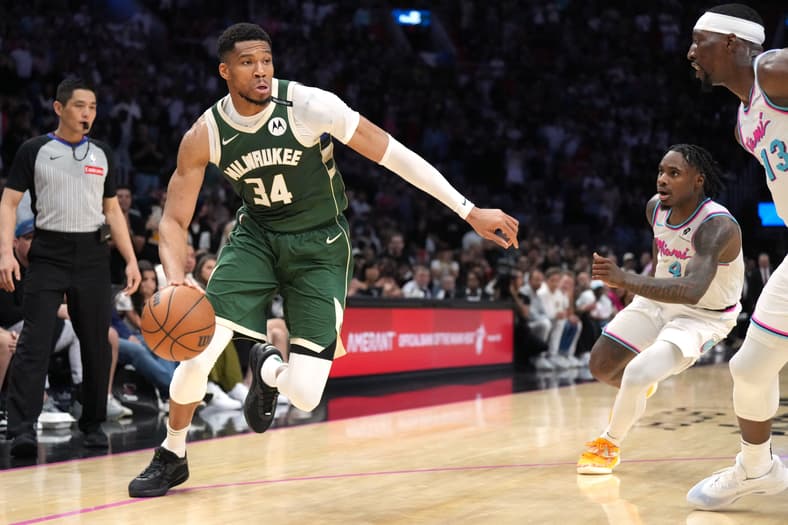 NBA: Milwaukee Bucks at Miami Heat