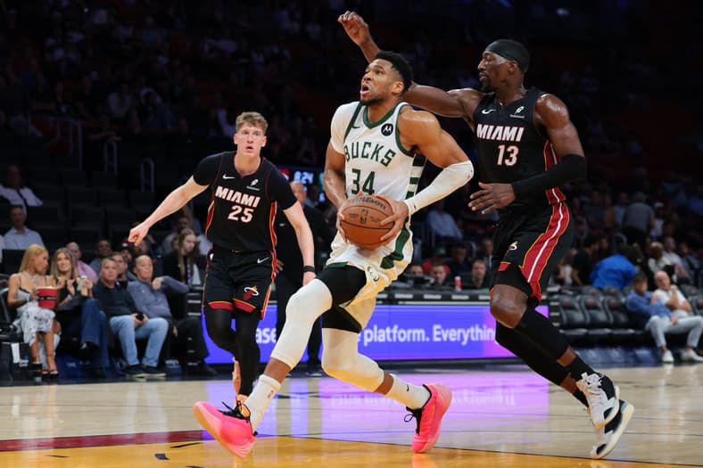 NBA: Milwaukee Bucks at Miami Heat