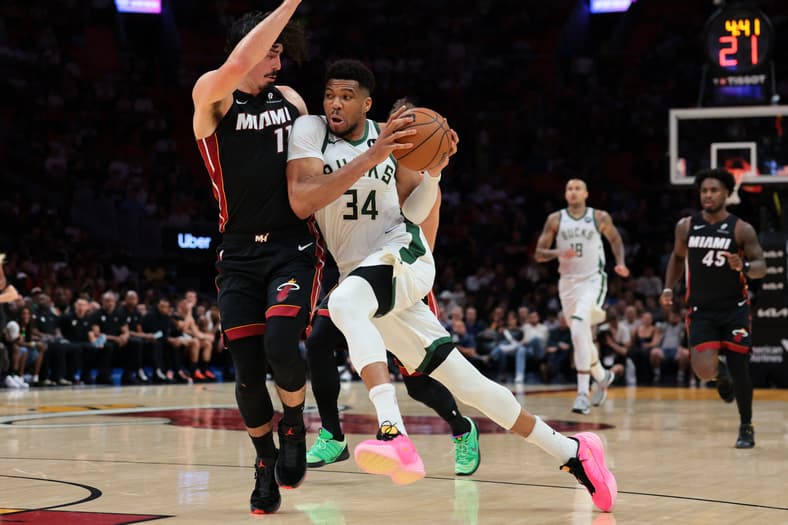 NBA: Milwaukee Bucks at Miami Heat