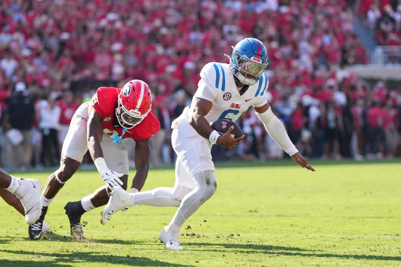 NCAA Football: Mississippi at Georgia